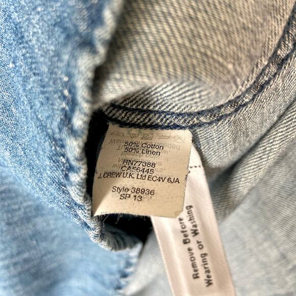 J. Crew Denim Dress/Tunic Size 00 - Picture 4 of 4